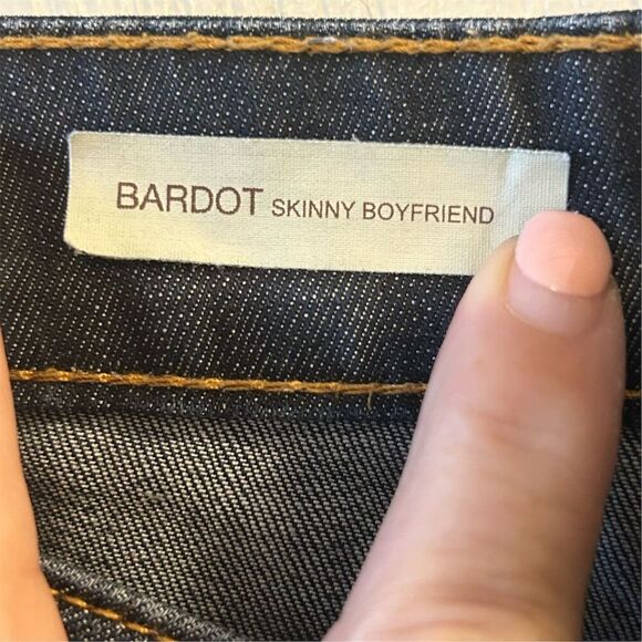 Kut from the Kloth Boyfriend Jeans Size 16 Dark Wash Blue - Picture 5 of 8